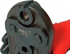 Применение пресс-клещей Voll TH 16